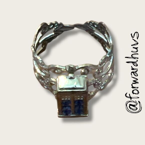 Bundle Sale 3 for $15 | Doctor Who TARDIS Filigree Ring – Adjustable - Picture 6 of 8